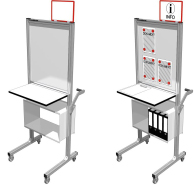 Aluprofil Systemwagen - Infopoint